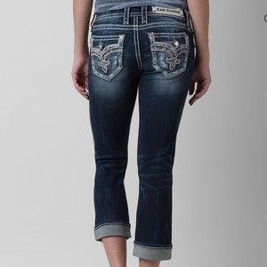 Women’s Rock Revival Crop Capri Jeans